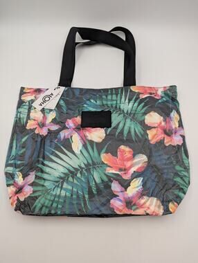 Aloha Collection Hibiscus Palm Day Tripper Splash Proof Travel Tote Bag NWT
